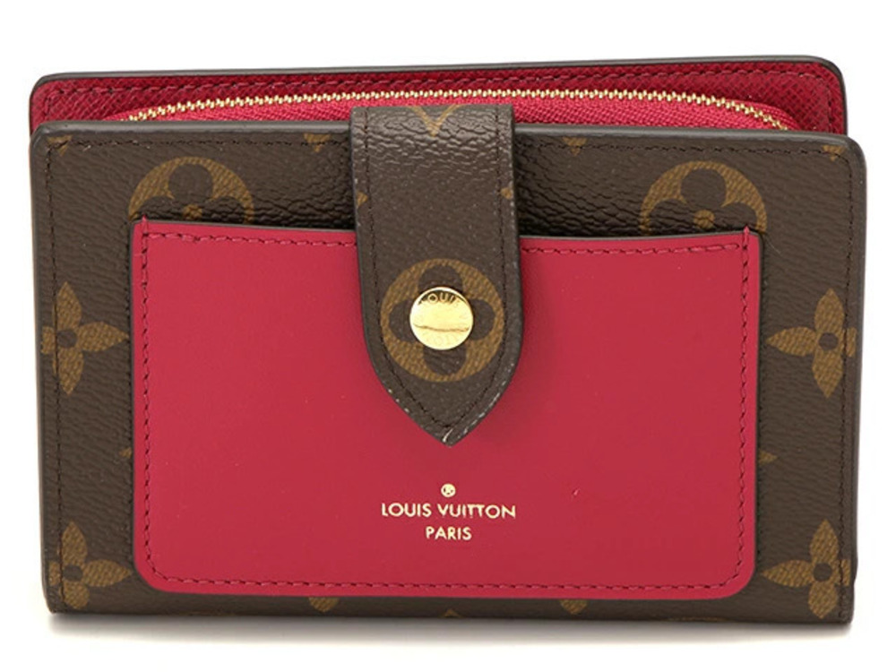 LOUIS VUITTON Portefeuille Juliette Monogram Fuschia Pink
